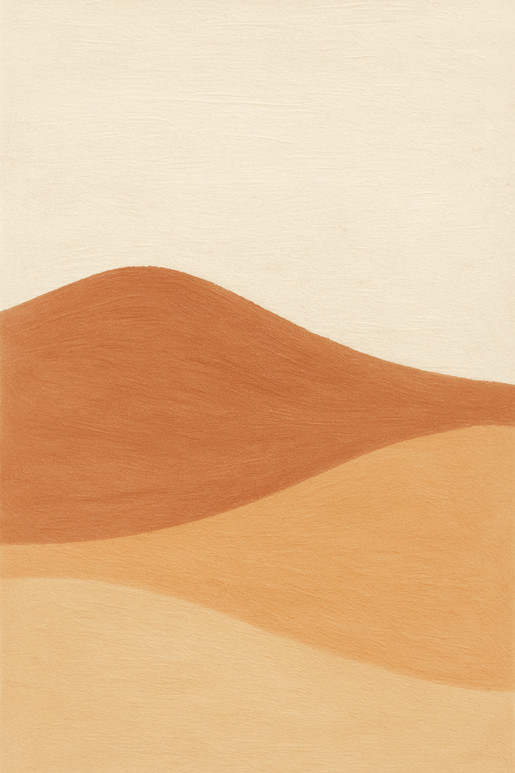 Abstract Botanical Geometry | Minimalist Monstera Leaf with Earthy Sun | Modern Wall Art Print
