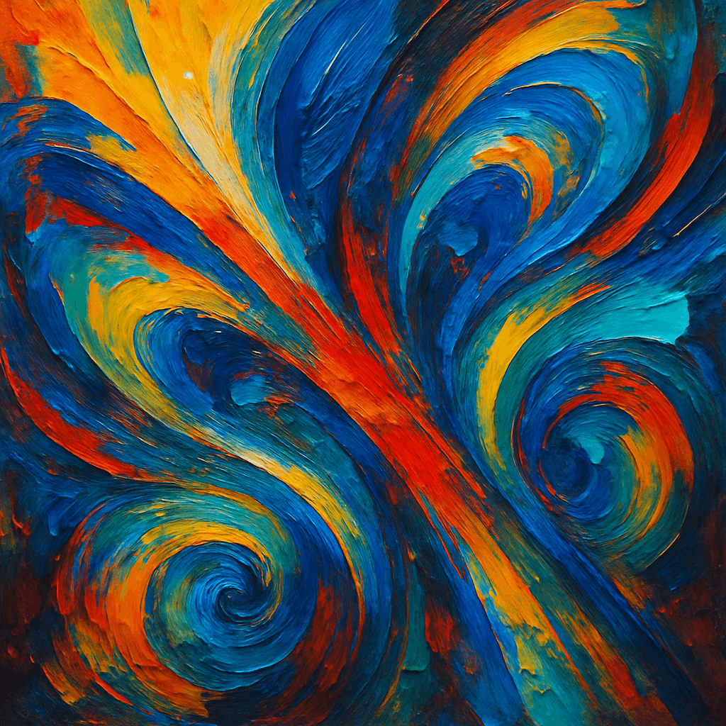 Eternal Bloom -Digital Artwork (High-Resolution 4K Abstract Floral)