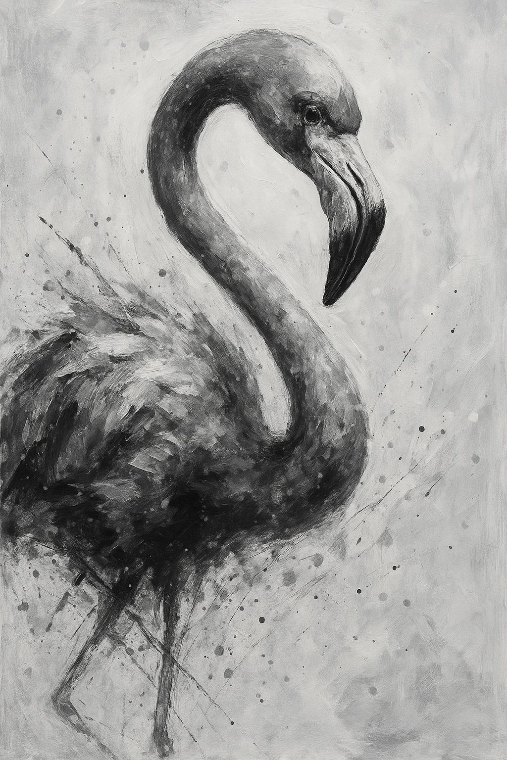 “Monochrome Beasts: A Surreal Abstract Animal Canvas Collection | Zebra, Lion, Horse, Wolf, Eagle, and More” in 4k resolution