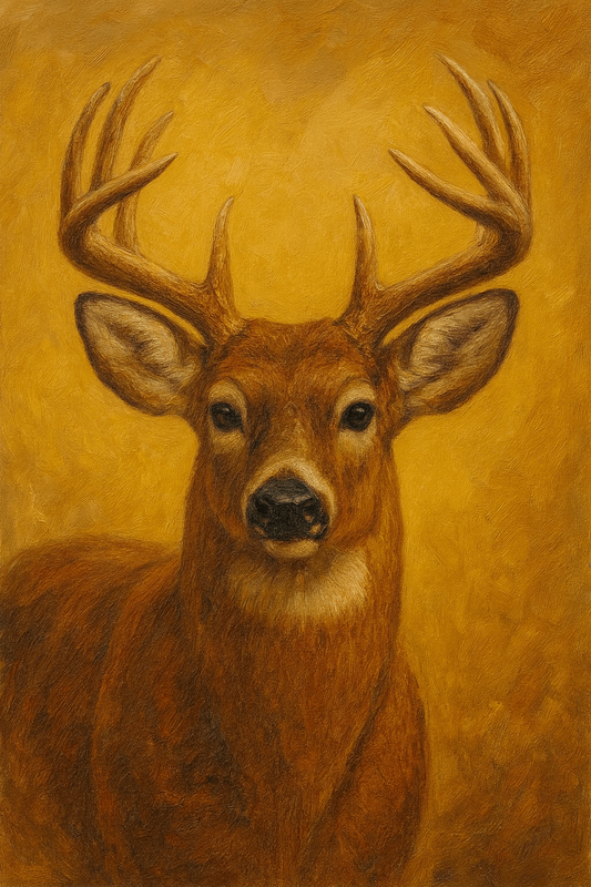 “Crown of the Forest – The Majestic Buck”