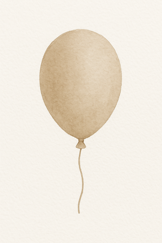 Boho Balloon Wall Art Set 10 Bundle | Minimalist Pastel Balloon Prints for Kids' Room Decor | Neutral Nursery Art